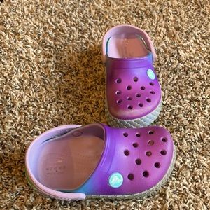 Mermaid purple crocs